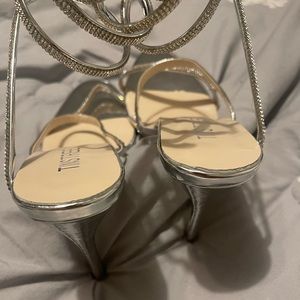 Size 10 silver shoes